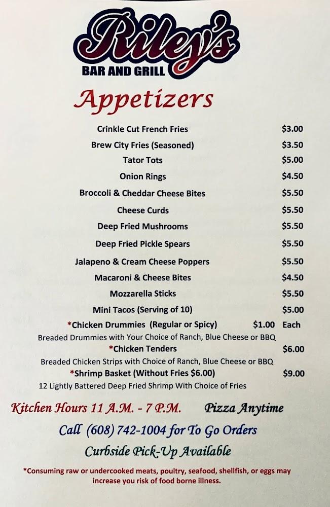 Riley's Bar & Grill Mini Tacos On Tuesday