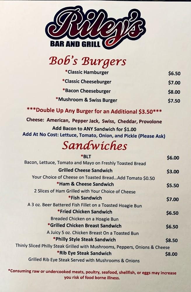 Riley's Bar & Grill Hamburger